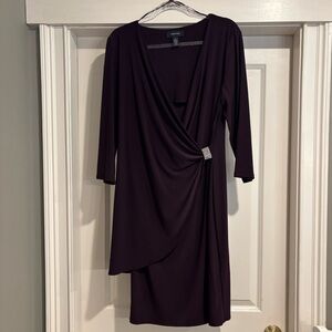 Eggplant women’s semiformal dress